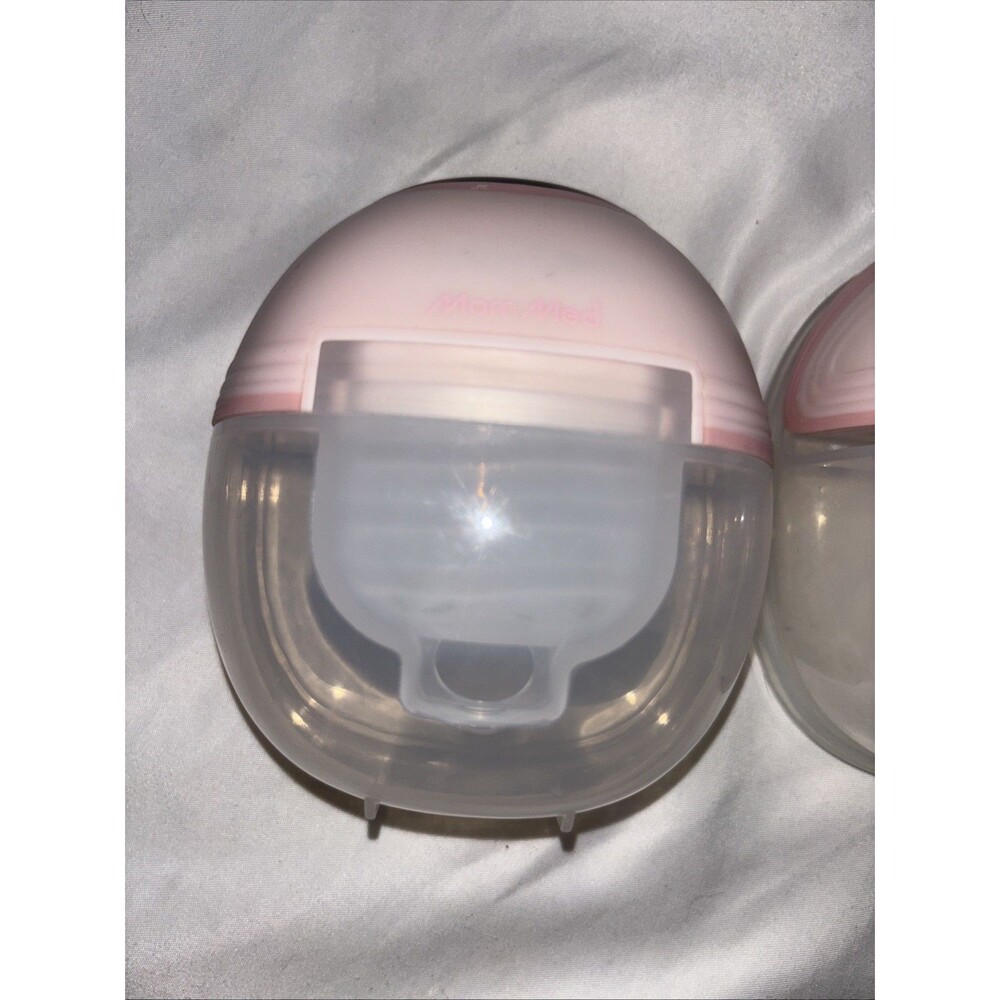 MomMed Double Wearable Breast Pump, Model S21 Pink Used - Picture 2 of 7